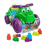 Mega Bloks Cocodrilo Monta y zampa, Juguete Bloques de construcción para niños +1 año (Mattel GFG22)
