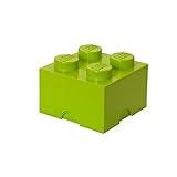 LEGO - Storage Brick 4, caja de almacenamiento, color verde lima (Room Copenhagen 4003)