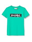 LEGO Wear Lwtobias Ninjago Wendepailletten Camiseta, Verde (Green Melange 800), 116 para Niños