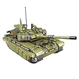 BGOOD Técnica tanque de construcción de bloques de construcción, 1386 piezas, tanque Tiger tanque WW2, tanque militar para niños y adultos, compatible con Lego Technic