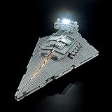 LIGHTAILING Conjunto de Luces (Star Wars Imperial Star Destroyer) Modelo de Construcción de Bloques - Kit de luz LED Compatible con Lego 75055 (NO Incluido en el Modelo)