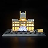 LIGHTAILING Conjunto de Luces (Architecture Louvre) Modelo de Construcción de Bloques - Kit de luz LED Compatible con Lego 21024 (NO Incluido en el Modelo)