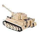 Tanques Militares Modelo de Bloques de Construcción, ColiCor 995pcs WW2 Tanque Tiger Modelo, Juguetes del Tanque del Ejército para niños y Adultos, Compatible con Lego