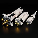 LIGHTAILING Juego de Luces para Lego-21309 NASA Apollo Saturn V - Kit de iluminación LED Compatible con el Modelo de Bloques de construcción Lego - Modelo No Incluido