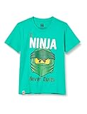 LEGO Cm Ninjago Camiseta, Grau (Green Melange 800), 146 (Herstellergröße:146) para Niños