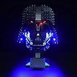 SEREIN Juego de iluminación LED para casco Lego 75304 Star Wars Darth Vader casco compatible con el modelo de construcción Lego 75304 (sin set Lego).