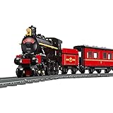 YBLOC Juguetes De Bloques De Construcción Moc De Tren De Vapor con Vía De Tren, Juego De Construcción De Tren De Vapor Retro Compatible con Lego