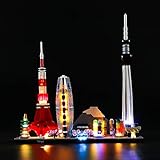 LIGHTAILING Conjunto de Luces (Architecture Tokio) Modelo de Construcción de Bloques - Kit de luz LED Compatible con Lego 21051 (NO Incluido en el Modelo)