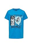 LEGO Ninjago Camiseta Niños CM-50104 - Azul (Azul 537), 104
