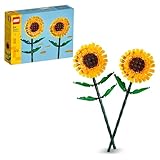 Lego Girasoles Kit de Maqueta de Flores Artificiales Amarillas como Accesorio de Dormitorio y Decoración Floral para el Hogar, Regalo Navideño para Niñas, Niños de 8 Años o Más y Adolescentes 40524