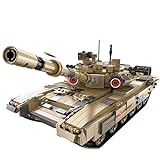 BGOOD Técnica tanque de construcción de bloques de construcción, 1722 piezas Rusia T-90, tanque militar WW2, tanque para niños y adultos, compatible con Lego Technic