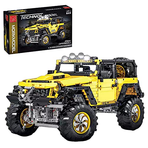 SENG Juego de construcción para vehículos todoterreno, 2452 piezas, 1/8, 4 x 4, bloques de construcción para coche, compatible con Lego