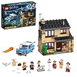 LEGO 75968 Harry Potter Número 4 de Privet Drive, Casa de Juguete con Mini Figuras y Coche Volador para Niños y Niñas de 8 Años o Más