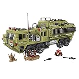 HYZM Bloques de construcción de modelo militar, 1377 piezas Scorpio Heavy Truck WWW2 Militar, kits de construcción compatibles con Lego Technic