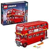 LEGO Creator - London Bus, Réplica de Autobús de Londres de dos Plantas para Construir, Jugar y Exponer con Característicos Detalles, Regalo Coleccionable a Partir de 16 Años (10258)