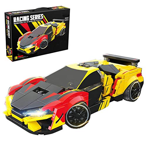 SENG Modelo de coche deportivo, 348 piezas, piezas de construcción para niños y adultos, compatible con Lego