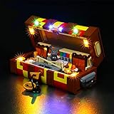 icuanuty Kit de Iluminación LED para Lego 76399 Harry Potter Baúl Mágico de Hogwarts, Kit de Luces Compatible con Lego 76399 (No Incluye Modelo Lego)