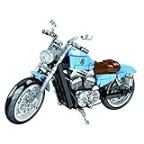 BGOOD Juego de construcción de moto para Harley Davidson Iron 883, 729 bloques de construcción de sujeción, compatible con Lego Technic