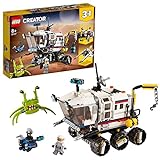 LEGO 31107 Creator 3en1 Róver Explorador Espacial, Base Espacial o Astronave, Juguete de Construcción para Niños 8 años