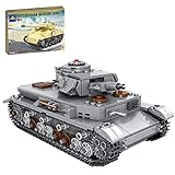 ColiCor Tanques Militares Modelo de Bloques de Construcción, 576pcs WW2 Tanque Modelo, Juguetes del Tanque del Ejército para niños y Adultos, Compatible con Lego