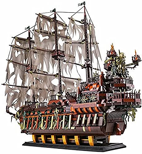 Modelo De Barco Pirata, Barco De Vela Flying Dutchman, 3653 Piezas, Bloques De Terminales MOC Grandes, Juego De Construcción Compatible Con El Barco Pirata Lego, MK13138