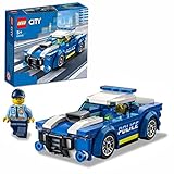 LEGO Kit de construcción City 60312 Coche de Policía; para niños a Partir de 5 años; Incluye una minifigura de un Agente de policía con una Linterna de Juguete y una Gorra de policía (94 Piezas)