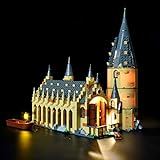 BRIKSMAX Kit de Iluminación Led para Harry Potter-Gran Comedor de Hogwarts-Compatible con Ladrillos de Construcción Lego Modelo 75954-Juego de Legos no Incluido…