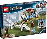 LEGO Harry Potter - Carruaje de Beauxbatons: Llegada a Hogwarts, Nuevo Juguete de Construcción de Carro con Caballos Alados Inspirado en la Película El Cáliz de Fuego (75958)