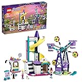 LEGO 41689 Friends Mundo de Magia: Noria y Tobogán, Parque de Atracciones de Juguete para Niños y Niñas +7 Años con Mini Muñecas