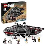 LEGO Star Wars Halcón Oscuro, Maqueta de Nave Estelar de Juguete de Construcción, Regalo de Cumpleaños para Niños, Niñas y Fans de 10 Años o Más, Juego Creativo, 6 Minifiguras inc. Darth Jar Jar 75389