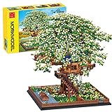 WWEI Bloques de construcción modelo casa árbol casa arquitectura calle paisaje juguete de construcción para niños compatible con Lego